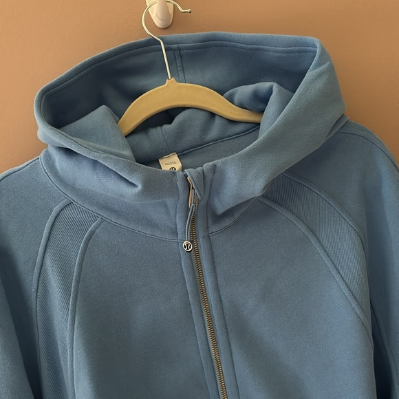 LULULEMON SCUBA OVERSIZED FULL ZIP IN AERO BLUE (AEBL) SZ XL/XXL NWT - Picture 3 of 8